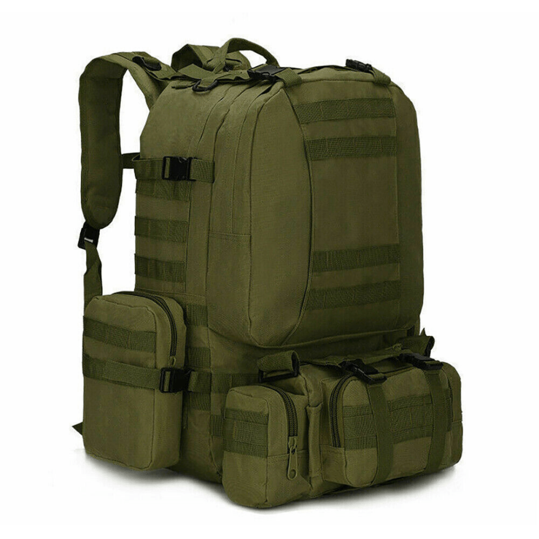 Water-Resistant and Rugged 50L Tactical Backpack-Field & Wild