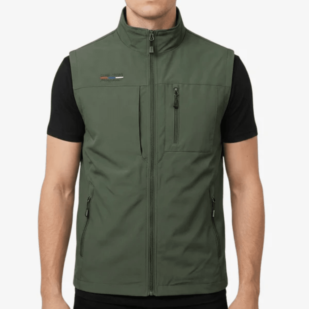 Men’s Lightweight Outdoor Gilet with Multi-Pocket Design-Field & Wild