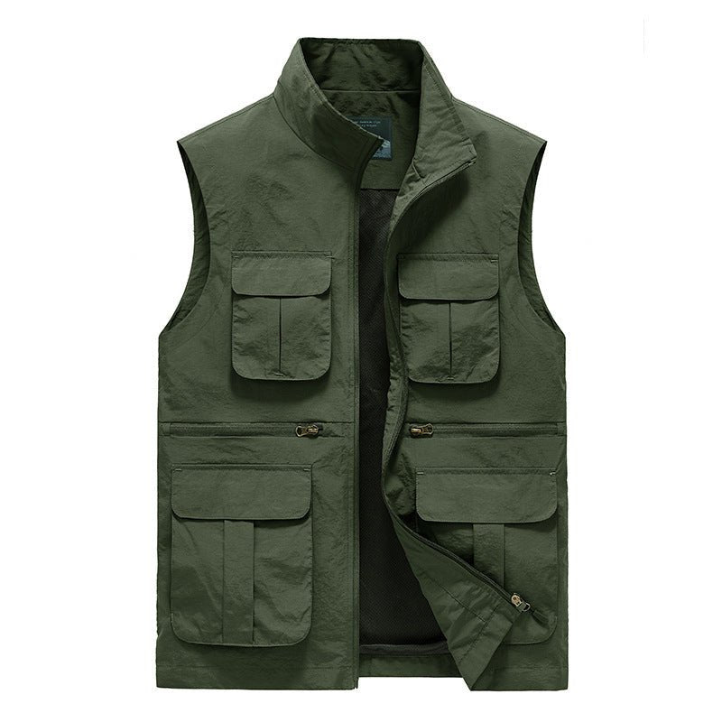 Lightweight Travel Vest with Multi-Pocket Quick-Dry Design-Field & Wild