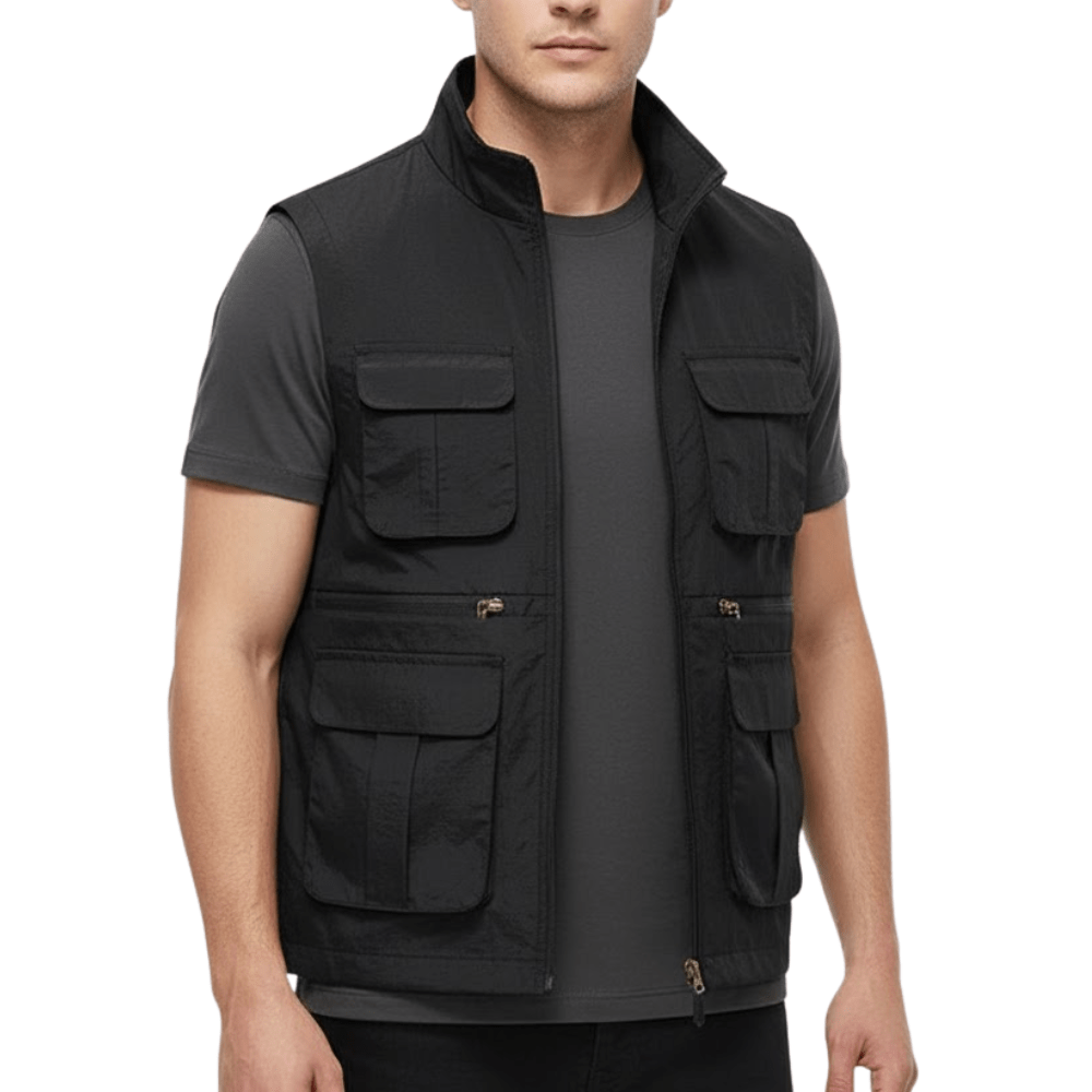 Lightweight Travel Vest with Multi-Pocket Quick-Dry Design-Field & Wild
