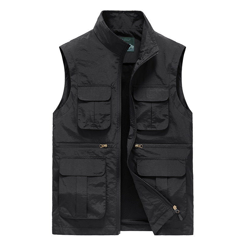 Lightweight Travel Vest with Multi-Pocket Quick-Dry Design-Field & Wild