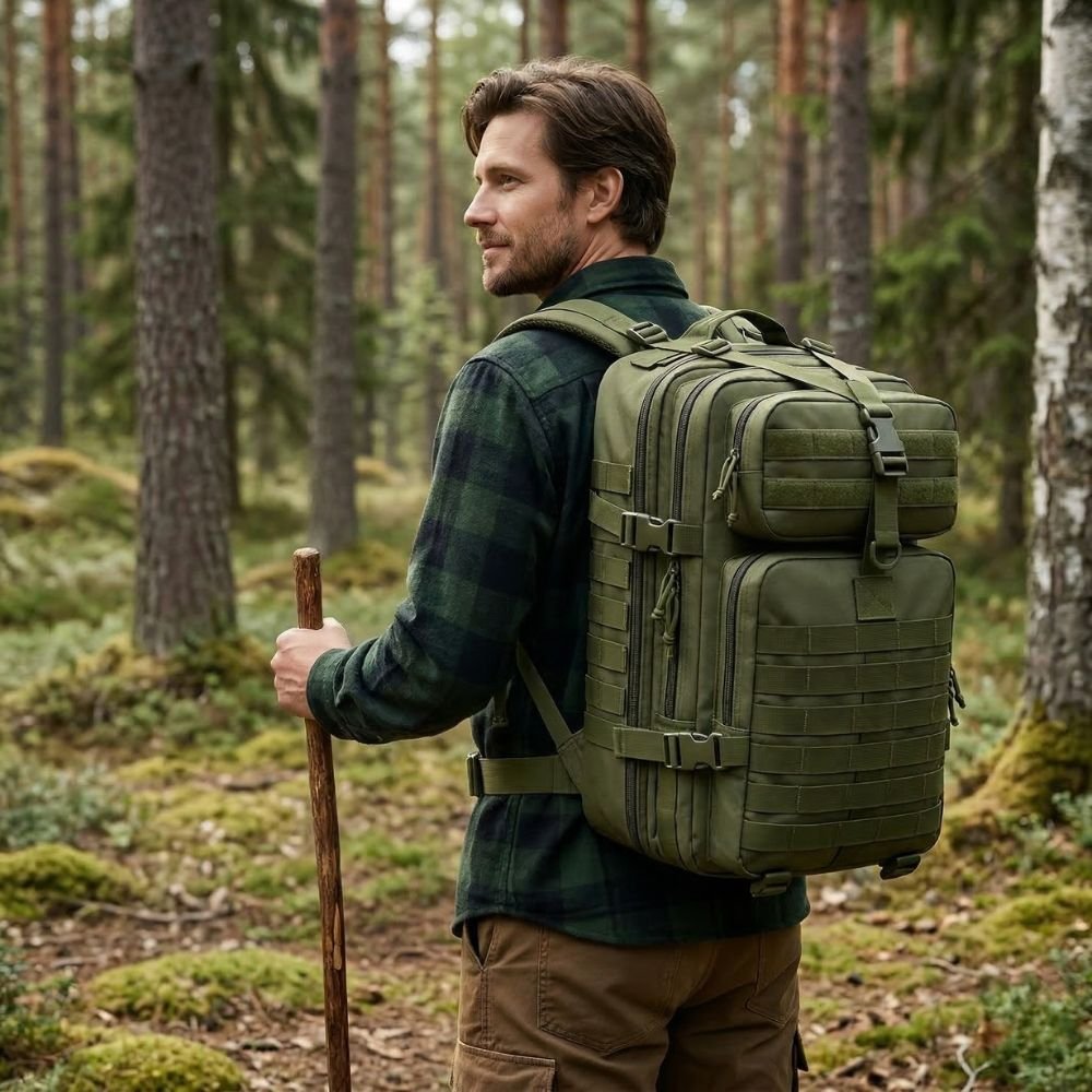 Durable Waterproof 50L Hiking Backpack | Active Peaks-Field & Wild