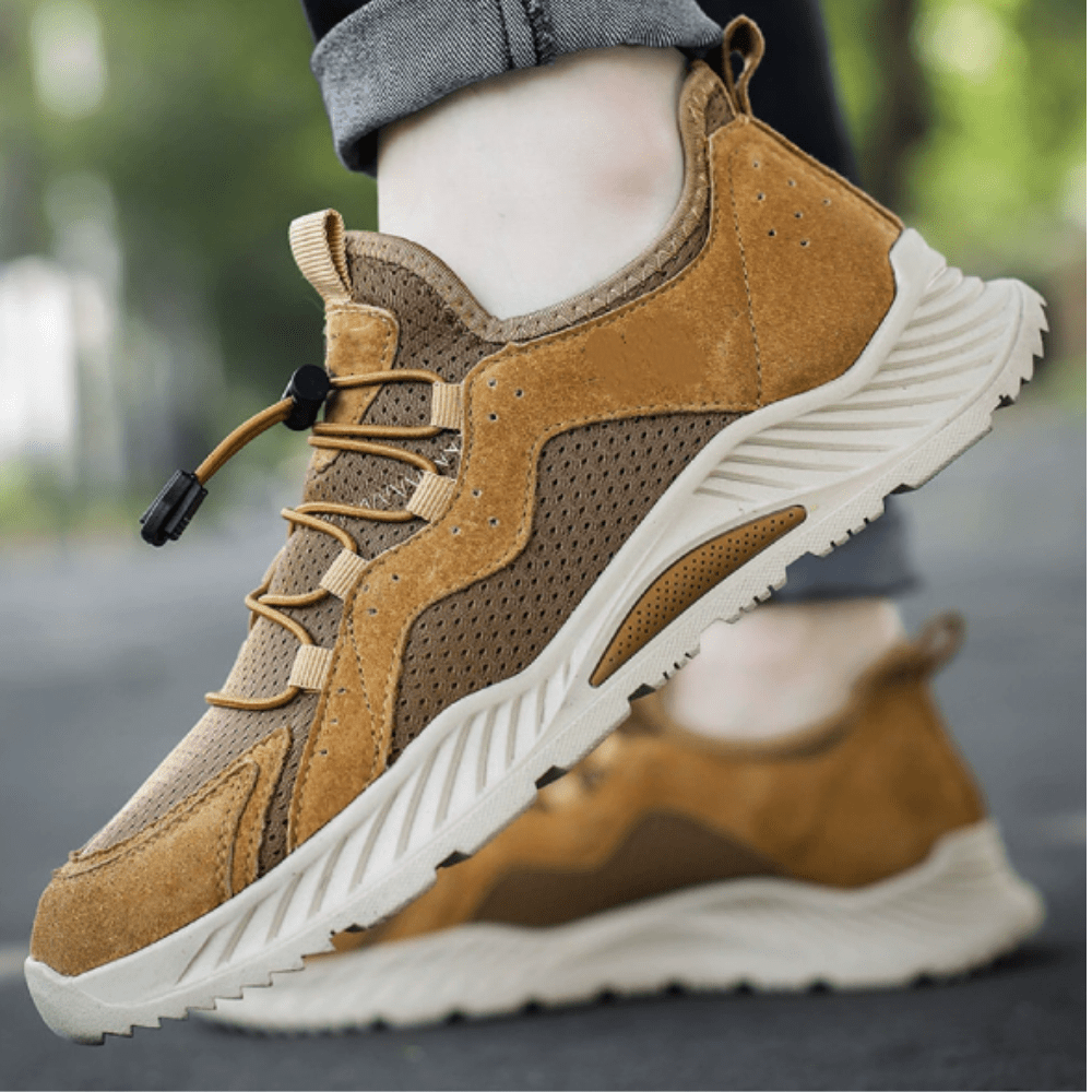 Durable Walking Shoes with Slip-Resistant Rubber Sole-Field & Wild