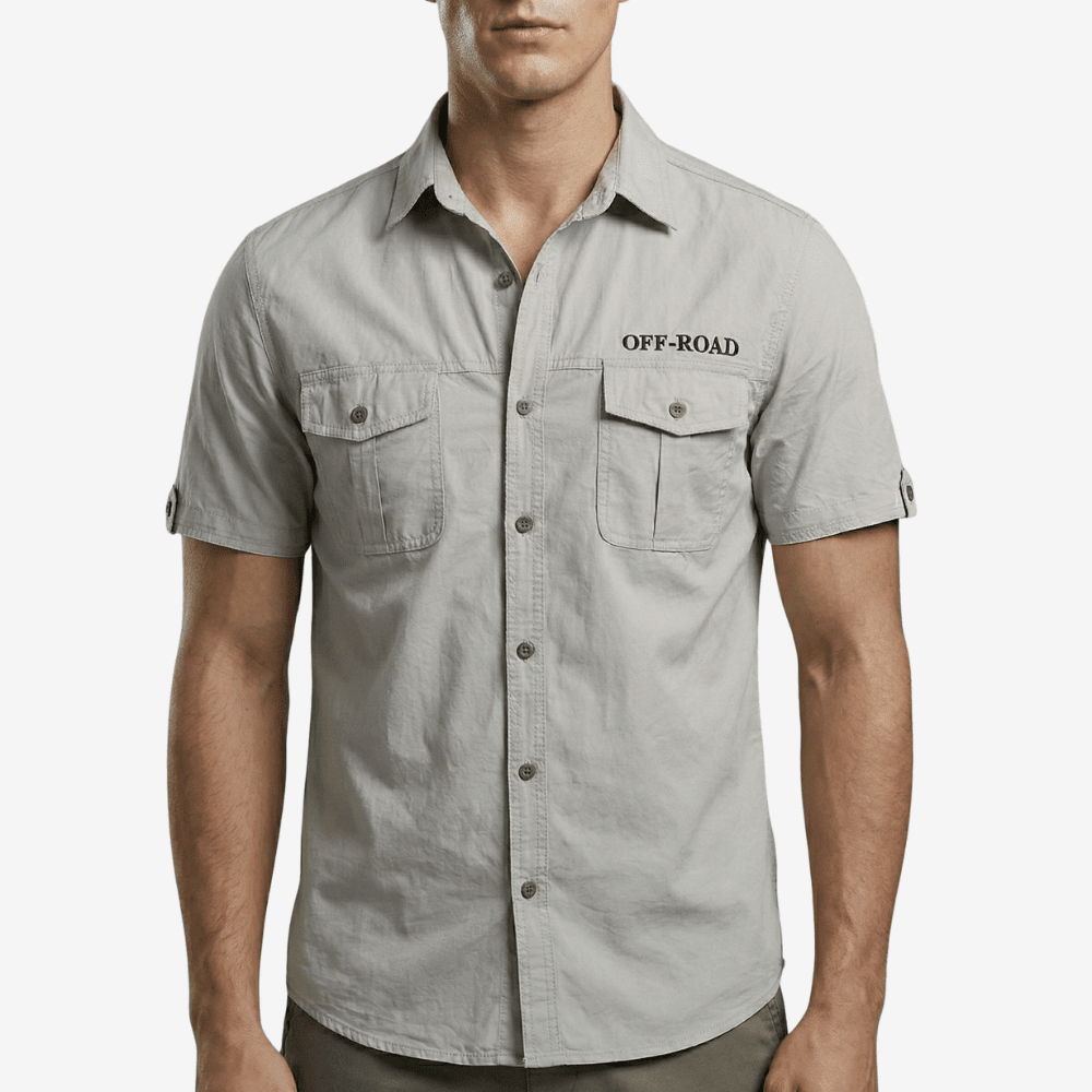 Breathable Cotton Outdoor Shirt for Men | Active Peaks-Field & Wild