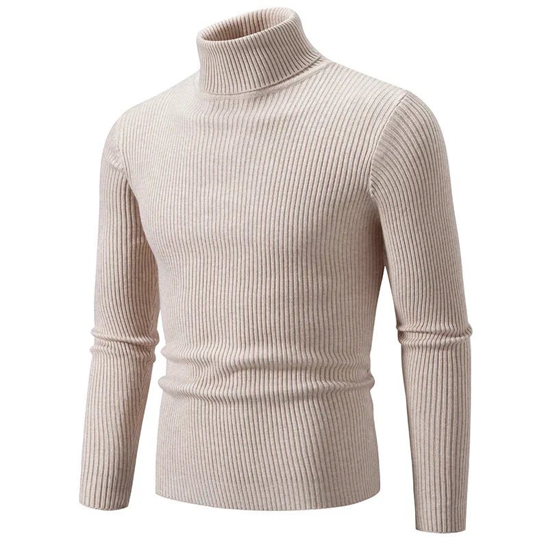 Men’s Ribbed Turtleneck Sweater | Active Peaks-Field & Wild
