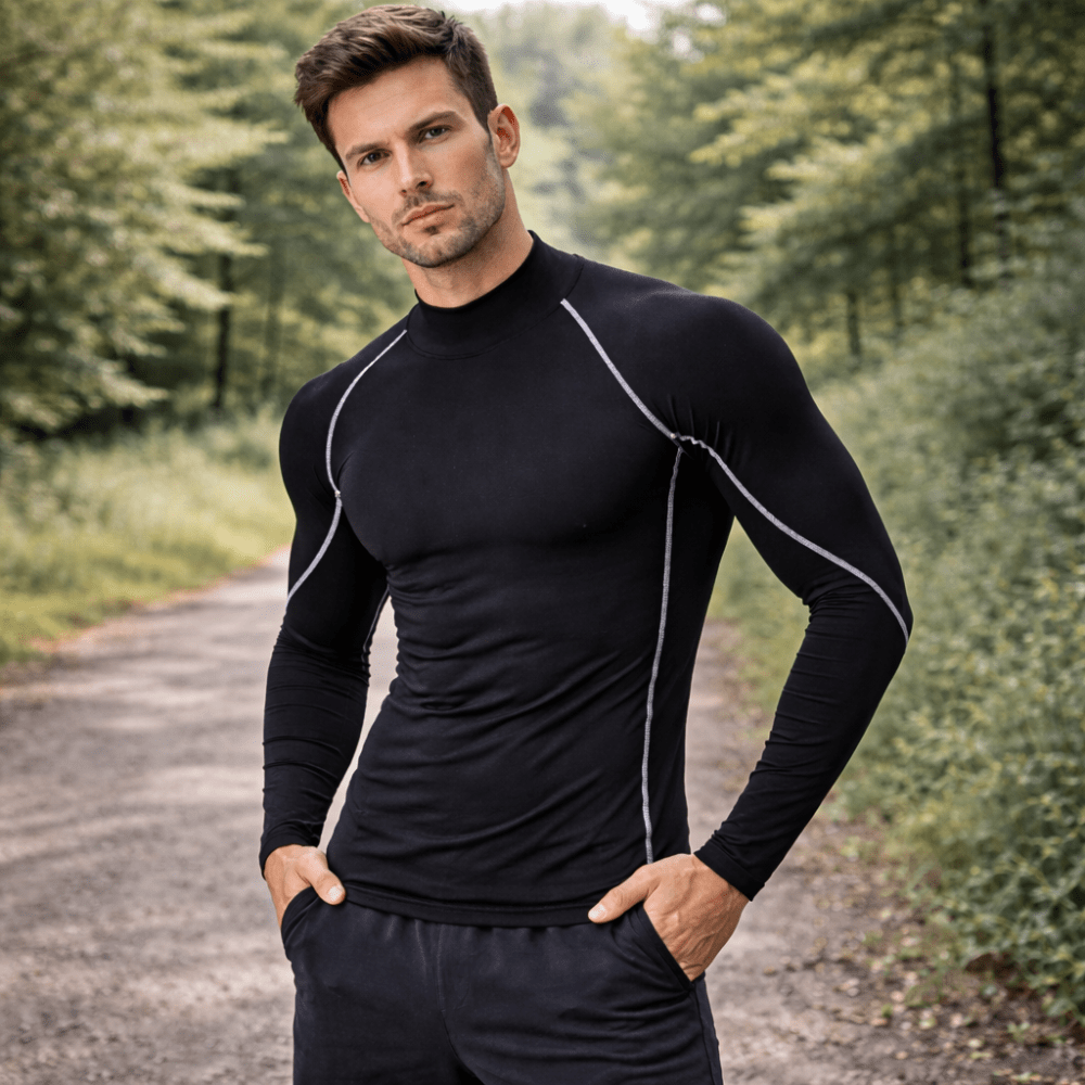 Compression Top Lightweight Quick-Drying Long Sleeve | Active Peaks-Field & Wild