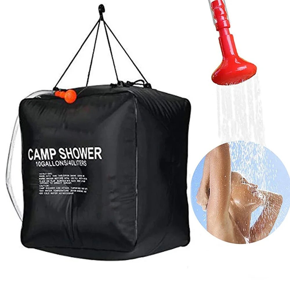 Solar Shower Bag Lightweight 40L Hanging | Active Peaks-Field & Wild