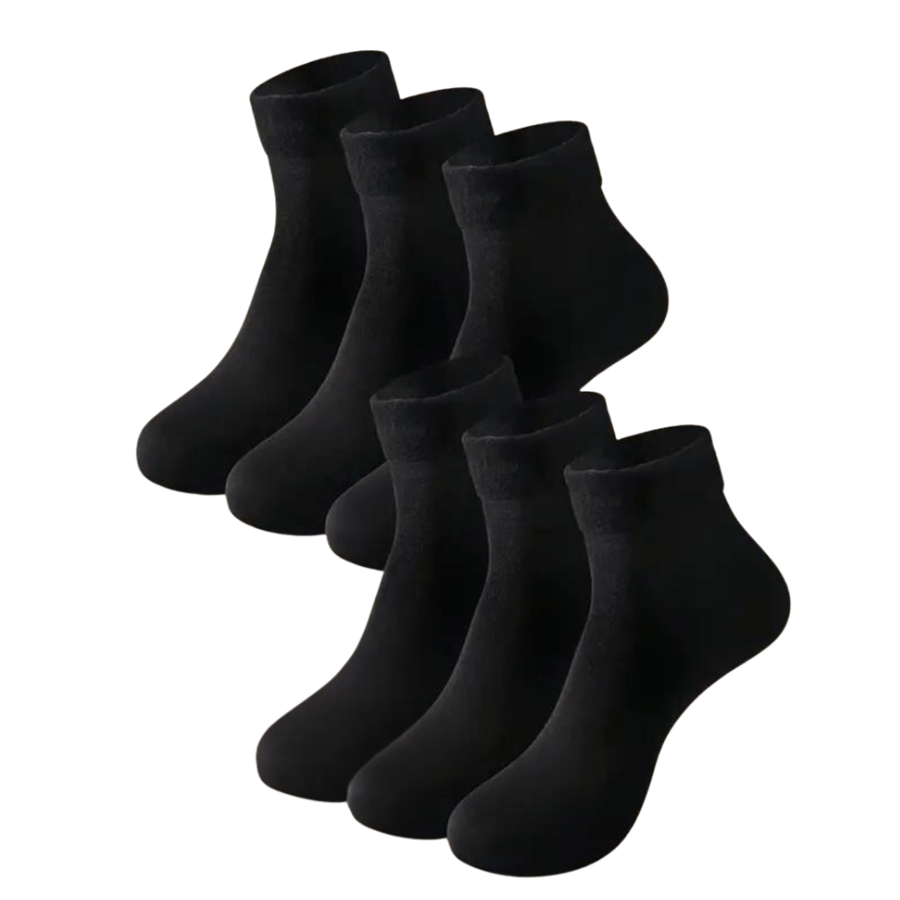 10-Pair Thermal Socks Set with Breathable Cotton Blend-Field & Wild