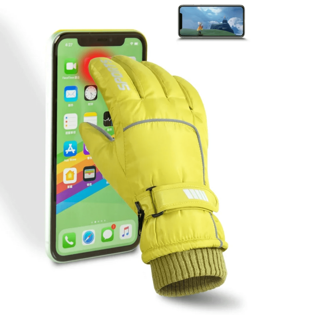 Touchscreen Ski Gloves with Thermal Waterproof Protection-Field & Wild
