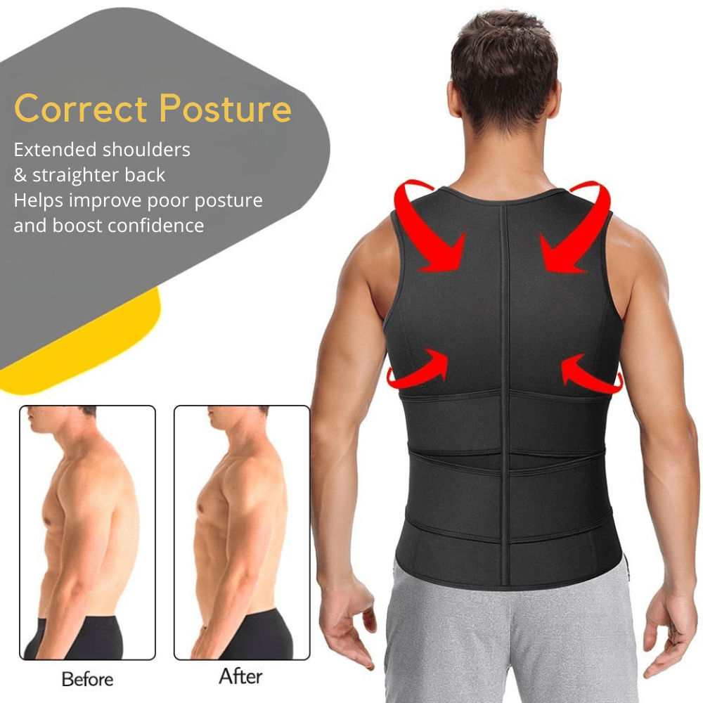 Men’s Lightweight Compression Training Vest with Breathable Fit-Field & Wild