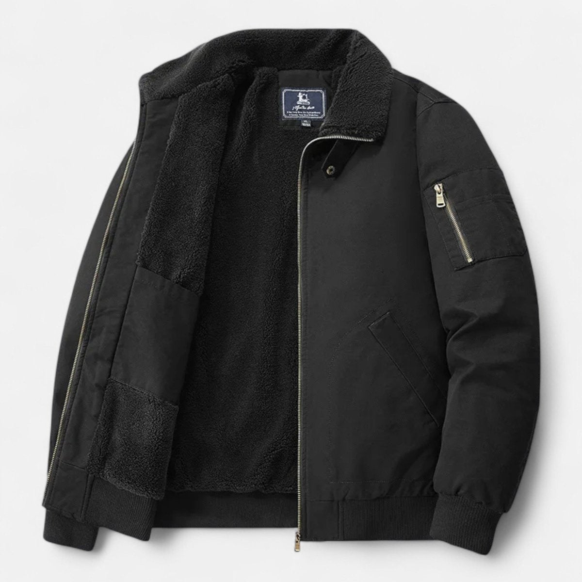 Men’s Insulated Cotton Outdoor Jacket for Cold-Weather Walks-Field & Wild