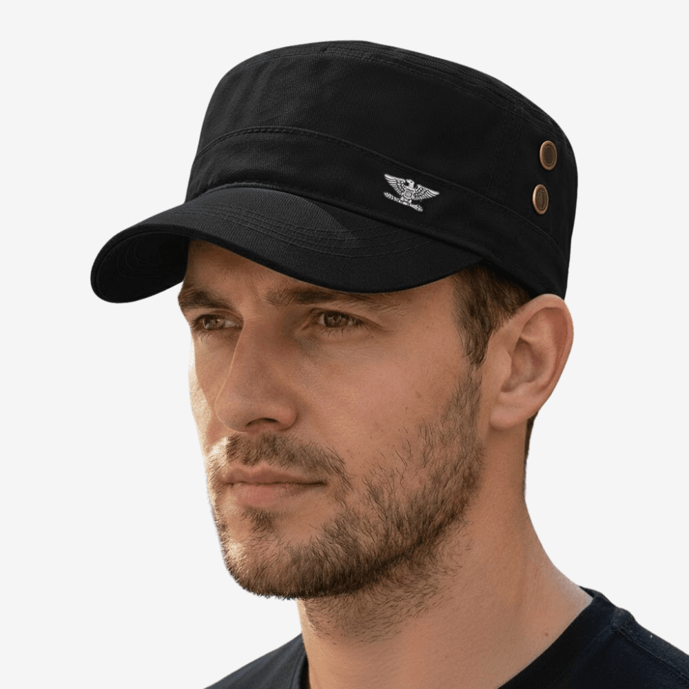 Adjustable Cotton Hiking Cap with Curved Sun Peak-Field & Wild