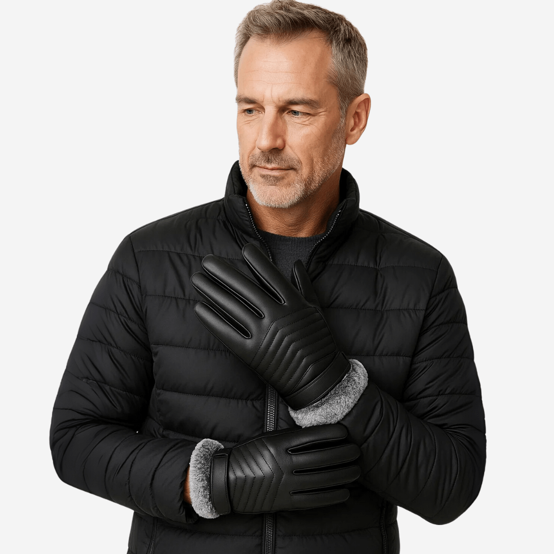 Men’s Fleece Touchscreen Gloves with Wind-Resistant Grip-Field & Wild