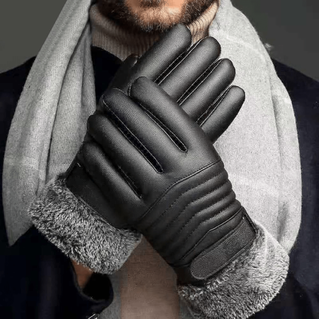 Men’s Fleece Touchscreen Gloves with Wind-Resistant Grip-Field & Wild