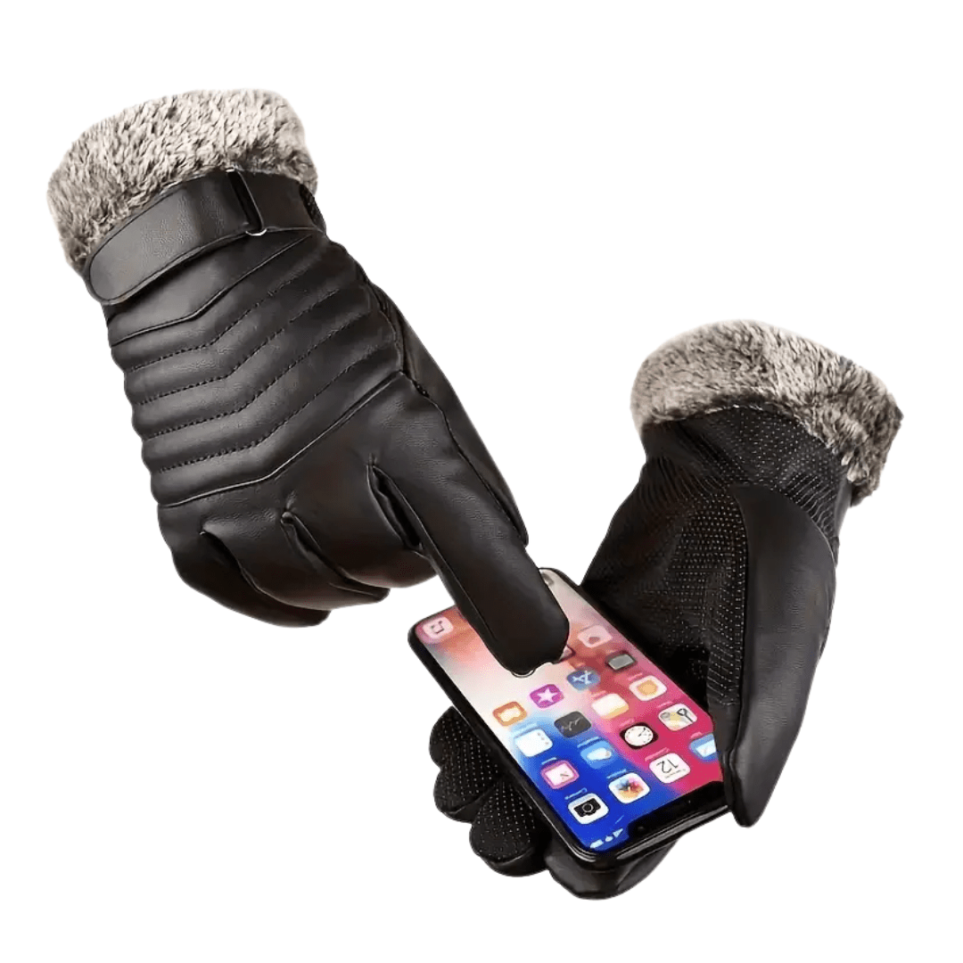 Men’s Fleece Touchscreen Gloves with Wind-Resistant Grip-Field & Wild