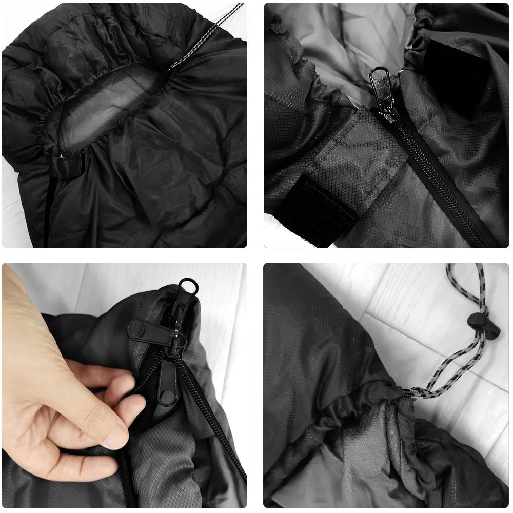 Lightweight 4-Season Sleeping Bag – Warm Cotton Mummy Style-Field & Wild