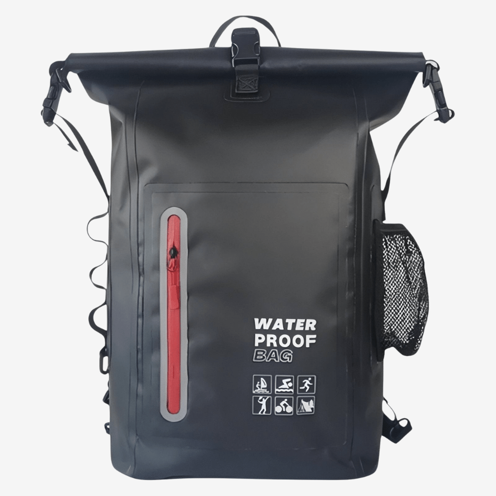 Waterproof 30L Roll-Top Hiking Backpack with PVC Build-Field & Wild