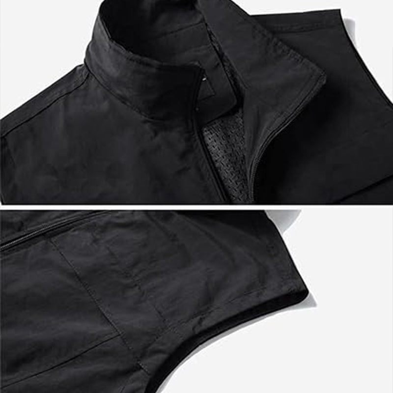 Lightweight Breathable Hiking Vest with Multi-Pocket Design-Field & Wild