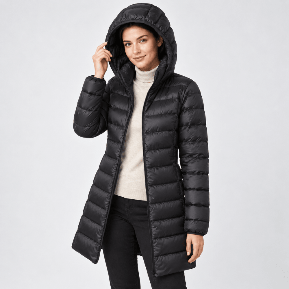 Lightweight Packable Down Coat with Detachable Hood-Field & Wild
