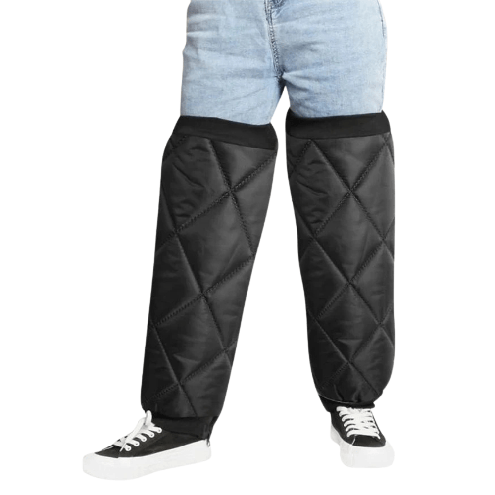 Thermal Outdoor Leg Warmers with Knee Protection & Zip Fastening-Field & Wild