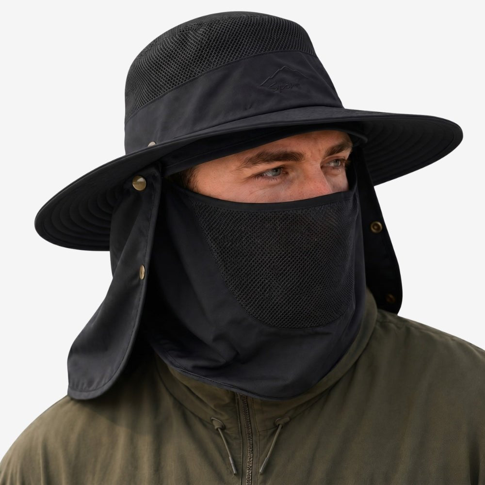 Lightweight Breathable Hiking Hat with Neck Cover | Active Peaks-Field & Wild