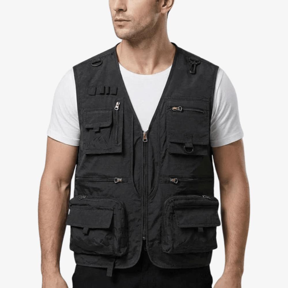 Lightweight Mesh Utility Vest with 14 Multi-Pocket Storage-Field & Wild
