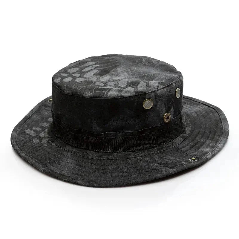 Foldable Bush Hat with Wide Brim & Breathable Ventilation-Field & Wild