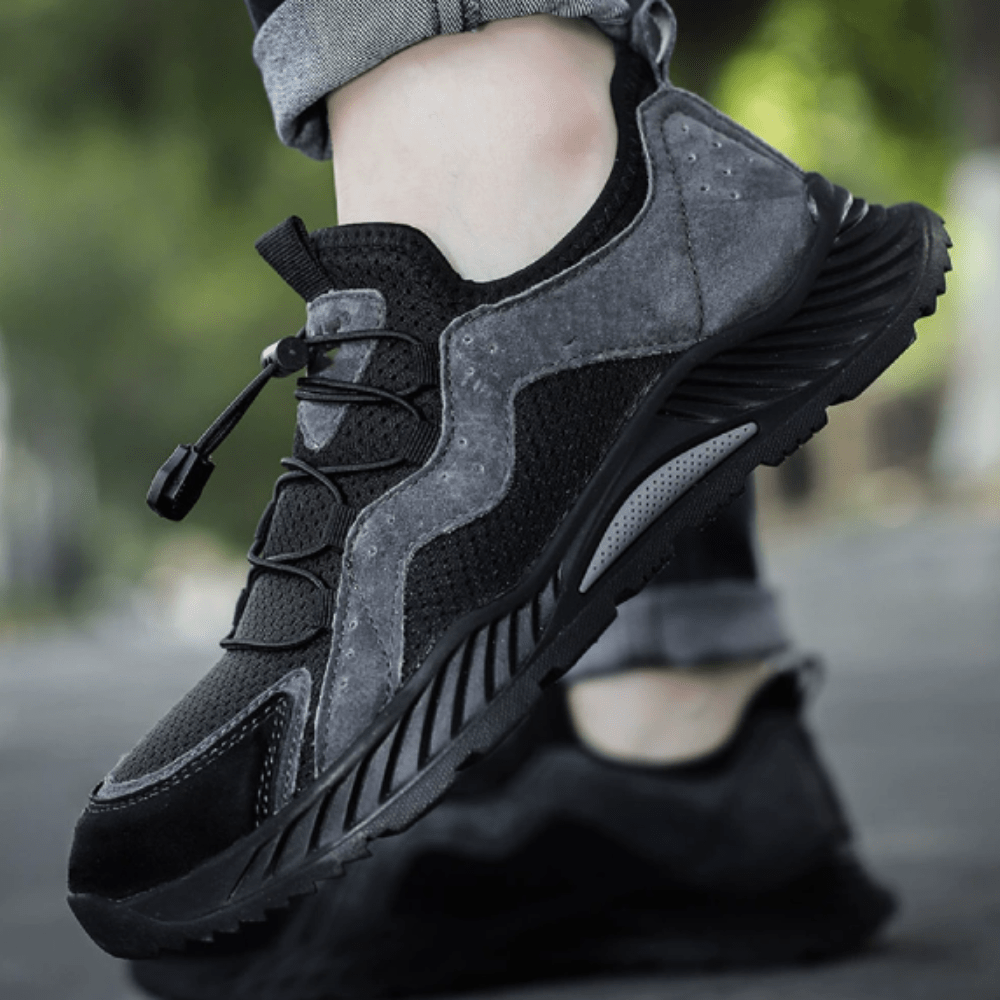Durable Walking Shoes with Slip-Resistant Rubber Sole-Field & Wild