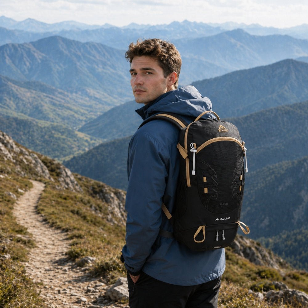 Water-Resistant 30L Day Hiking Backpack with Adjustable Straps-Field & Wild