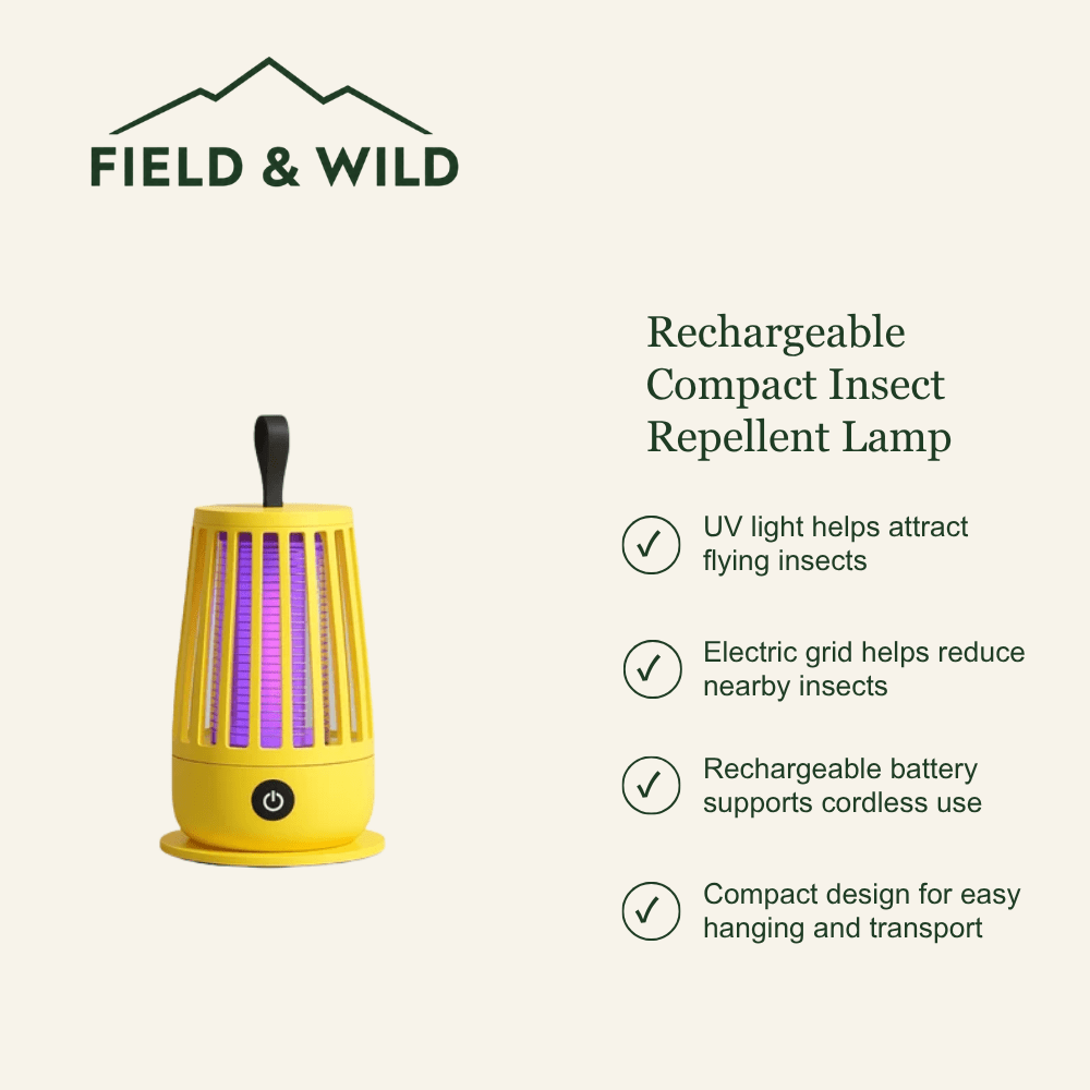 Rechargeable Compact Insect Repellent Lamp - Field & Wild-Field & Wild