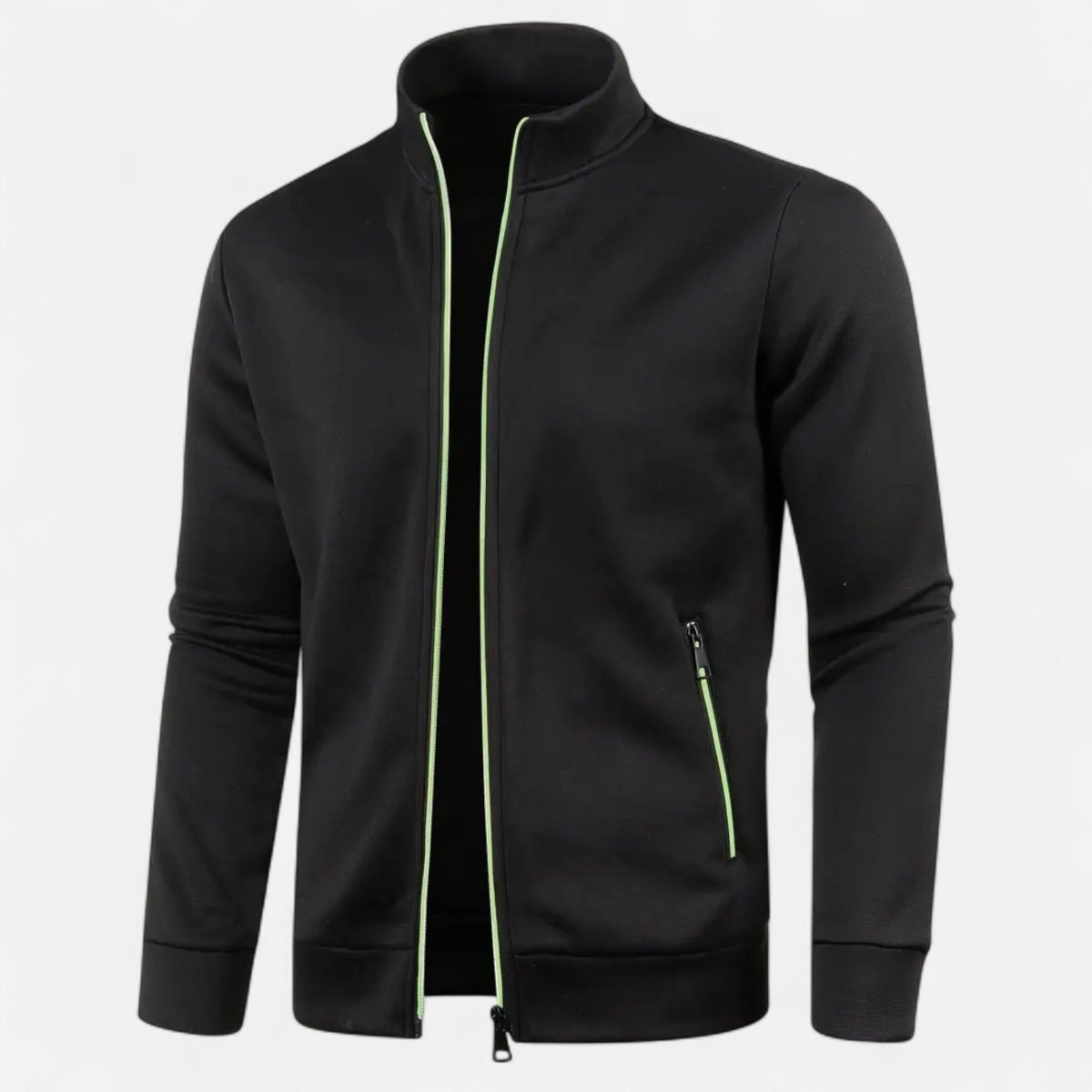 Full-Zip Knitted Cardigan for Outdoor Layering-Field & Wild