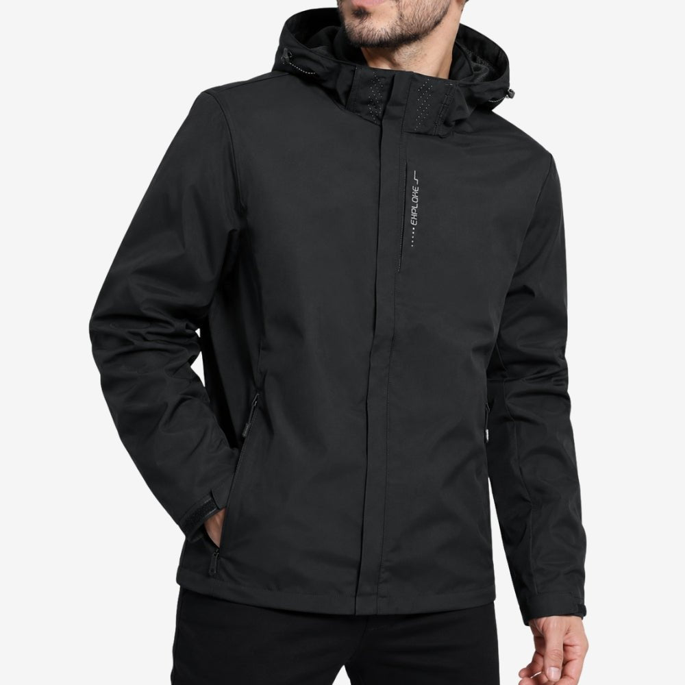 Unisex Lightweight Rain Jacket with Windproof Outdoor Protection-Field & Wild
