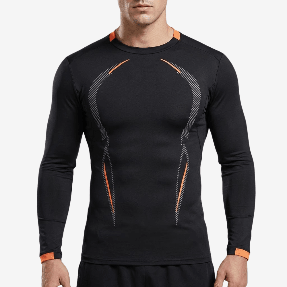 Breathable Long-Sleeve Hiking T-Shirt with Stretch Fit-Field & Wild