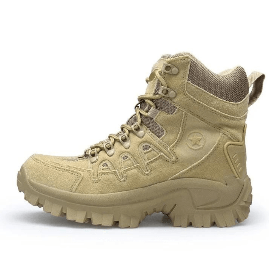 Waterproof Lightweight Hiking Boots with Lace-Up Zip Fastening-Field & Wild
