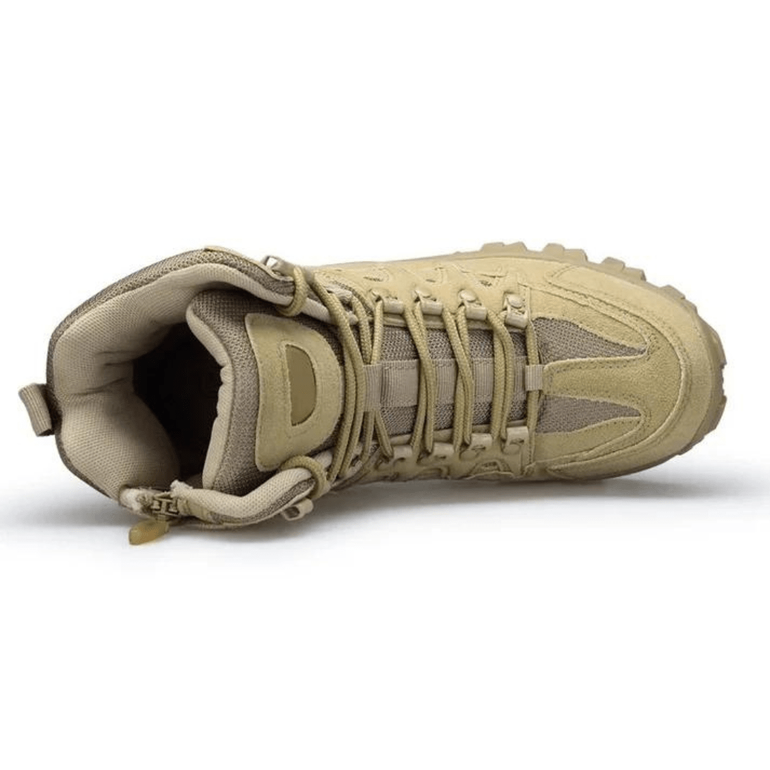 Waterproof Lightweight Hiking Boots with Lace-Up Zip Fastening-Field & Wild