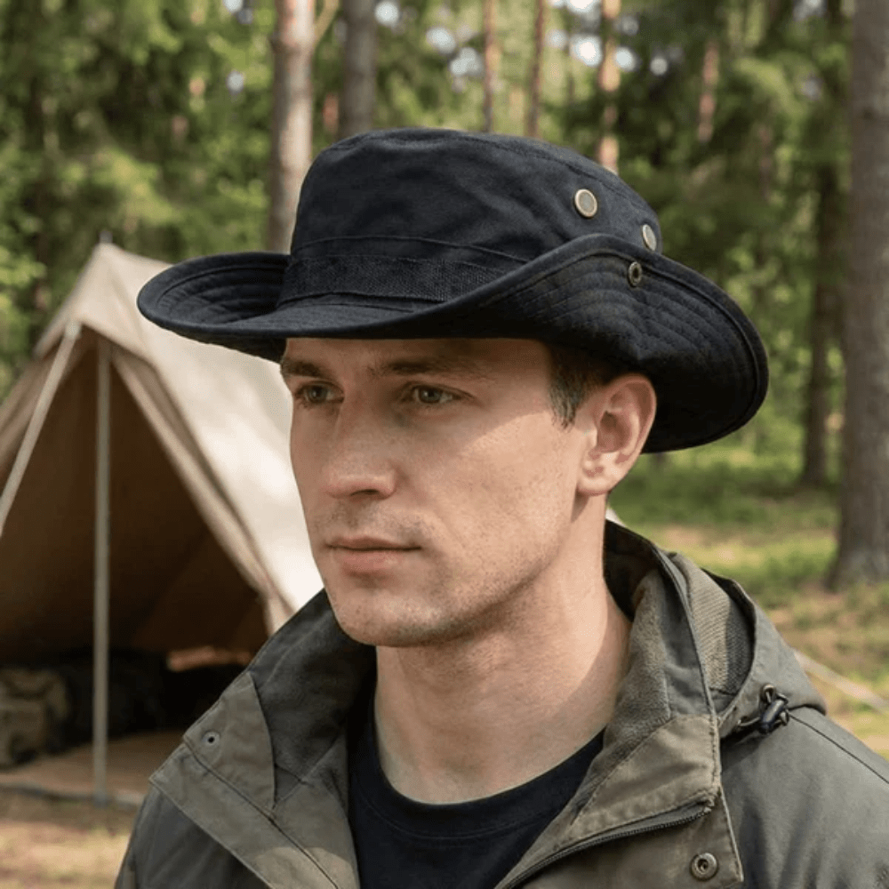 Foldable Bush Hat with Wide Brim & Breathable Ventilation-Field & Wild
