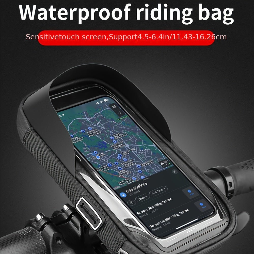 Waterproof Bike Phone Holder with 360° Rotating Mount-Field & Wild
