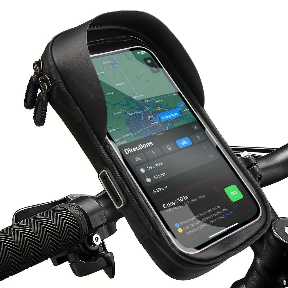Waterproof Bike Phone Holder with 360° Rotating Mount-Field & Wild