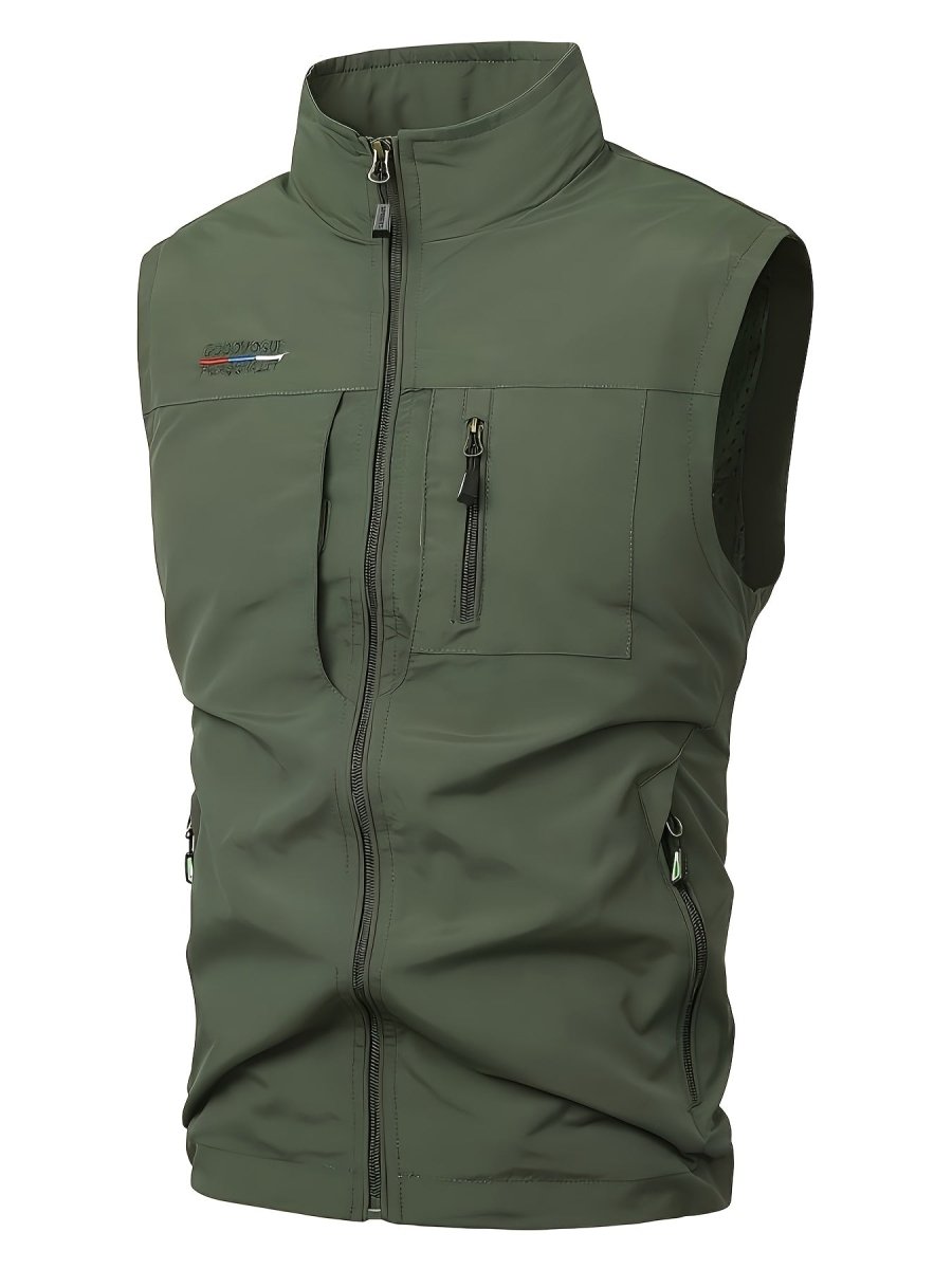 Men’s Lightweight Outdoor Gilet with Multi-Pocket Design-Field & Wild
