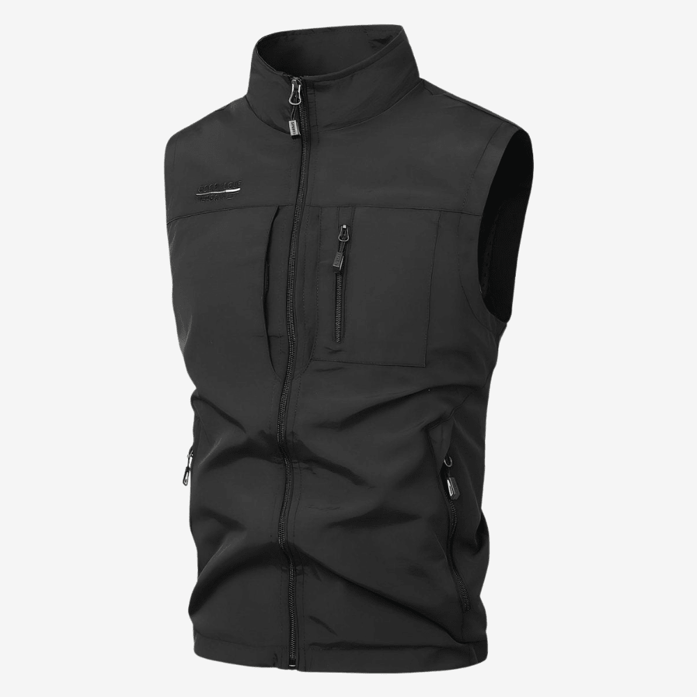 Men’s Lightweight Outdoor Gilet with Multi-Pocket Design-Field & Wild