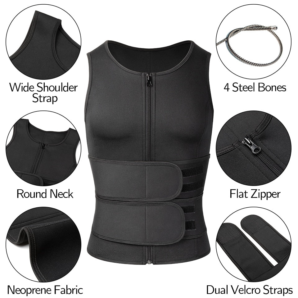 Men’s Lightweight Compression Training Vest with Breathable Fit-Field & Wild