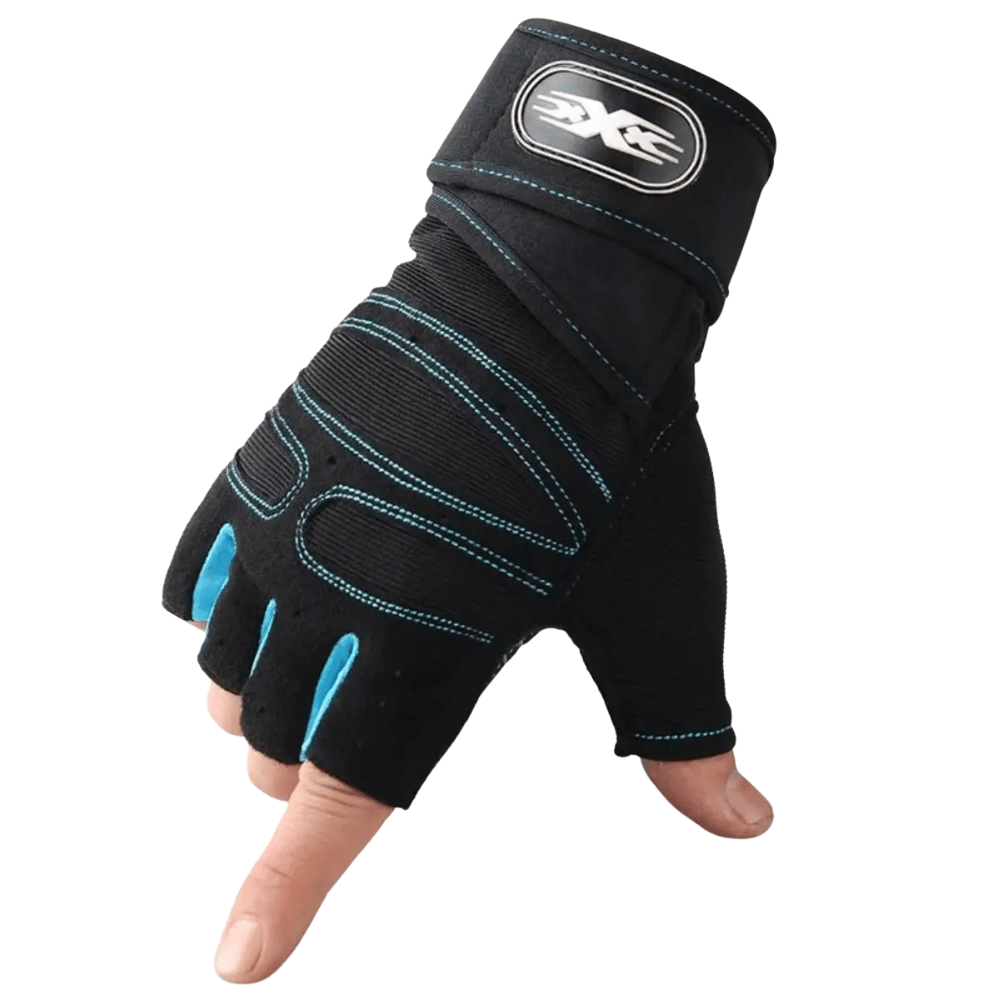 Half-Finger Gym Gloves with Breathable Grip & Wrist Support-Field & Wild