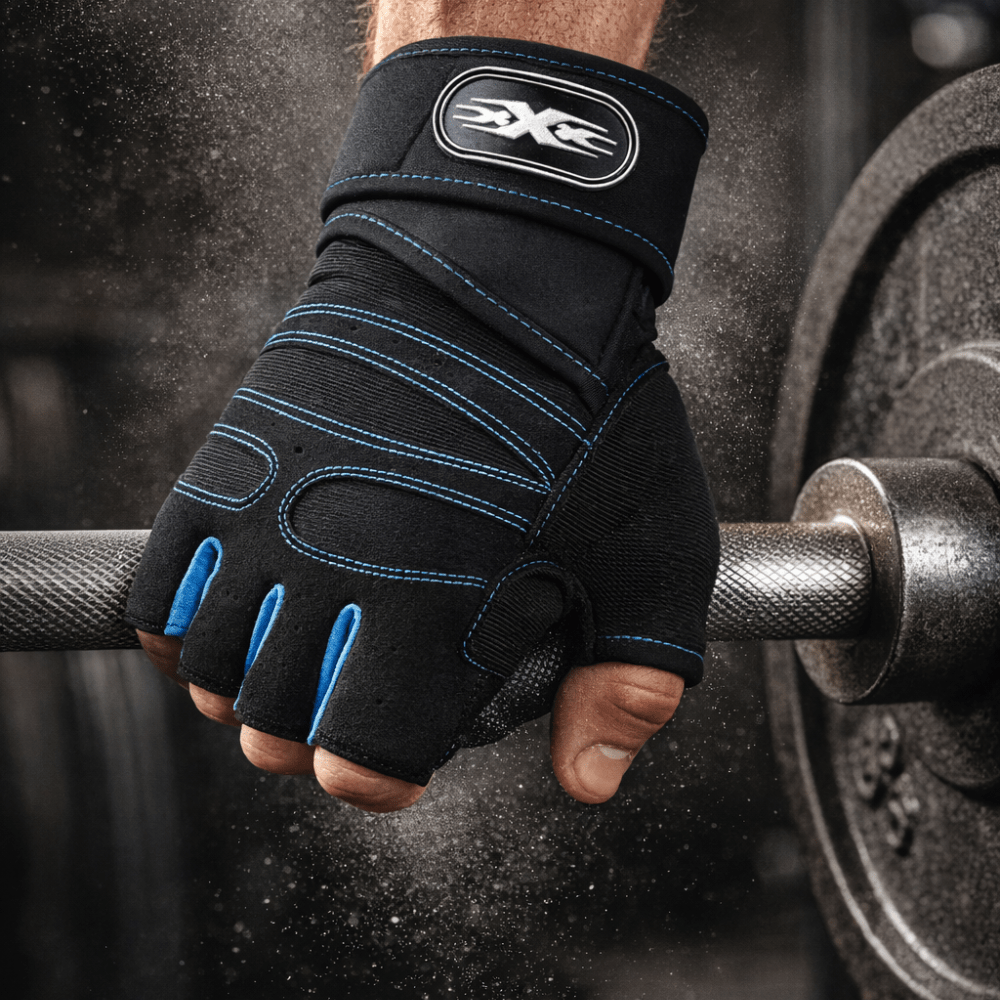 Half-Finger Gym Gloves with Breathable Grip & Wrist Support-Field & Wild