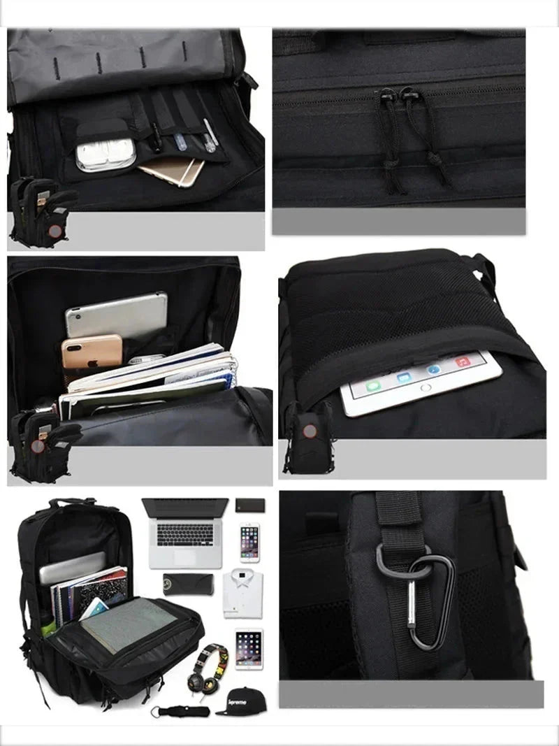 Waterproof 50L Outdoor Backpack with MOLLE Storage Design-Field & Wild