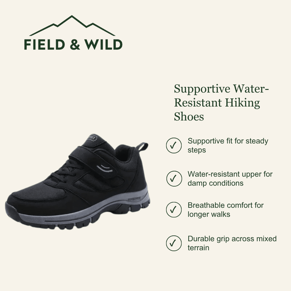 Supportive Water-Resistant Hiking Shoes – Durable & Comfortable-Field & Wild