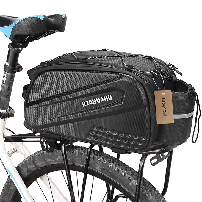 Water-Resistant 25L Bike Pannier with Rigid Rear Rack Design-Field & Wild