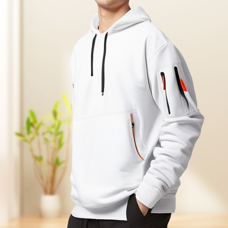Breathable Half-Zip Hoodie for Outdoor Walking & Layering-Field & Wild
