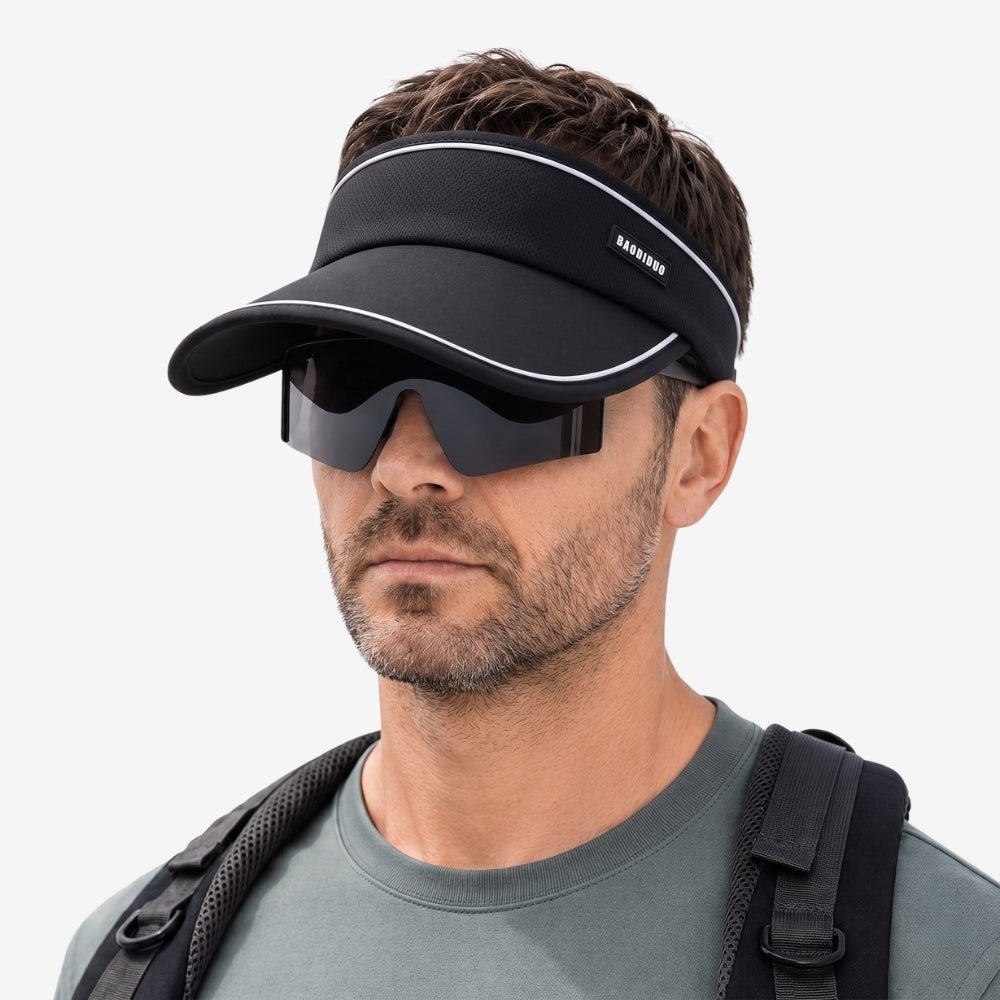 Hiking Cap with Built-In Sunglasses & Breathable Fit-Field & Wild