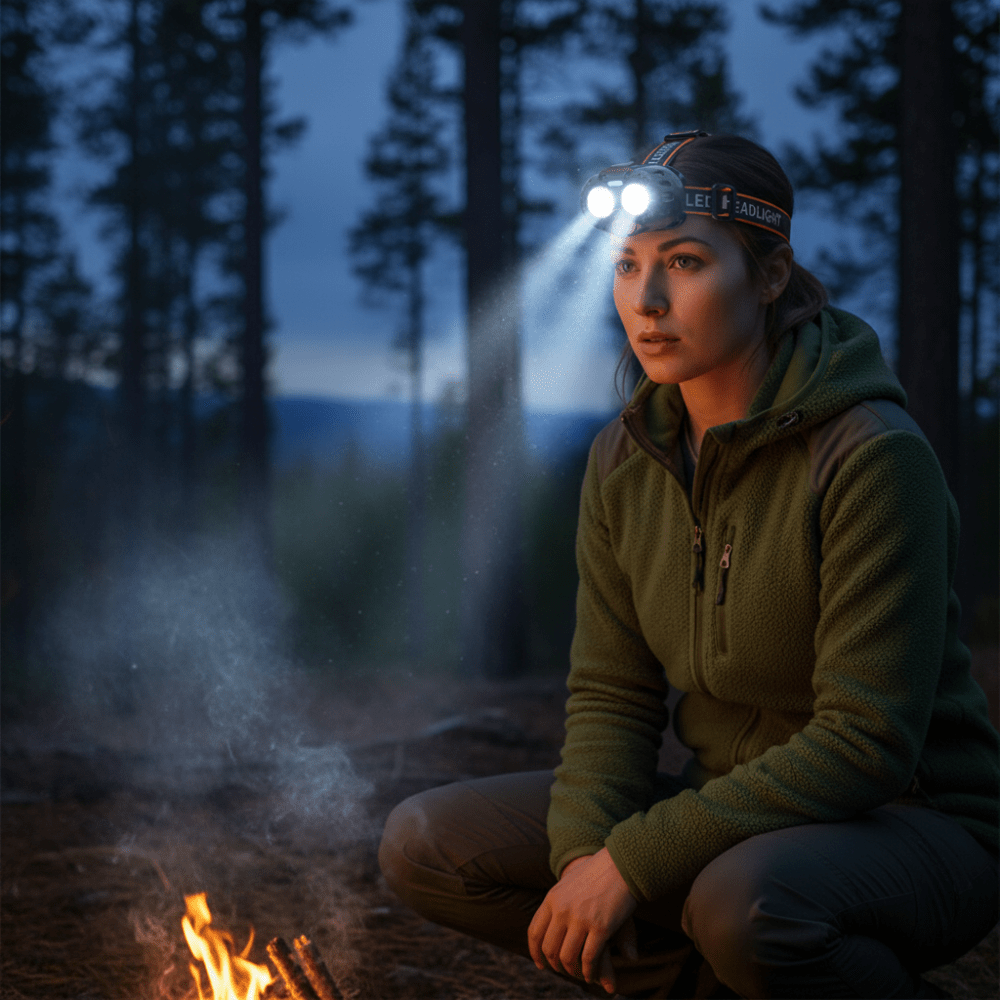 Rechargeable LED Head Torch – IPX4, 250 lm | Active Peaks-Field & Wild