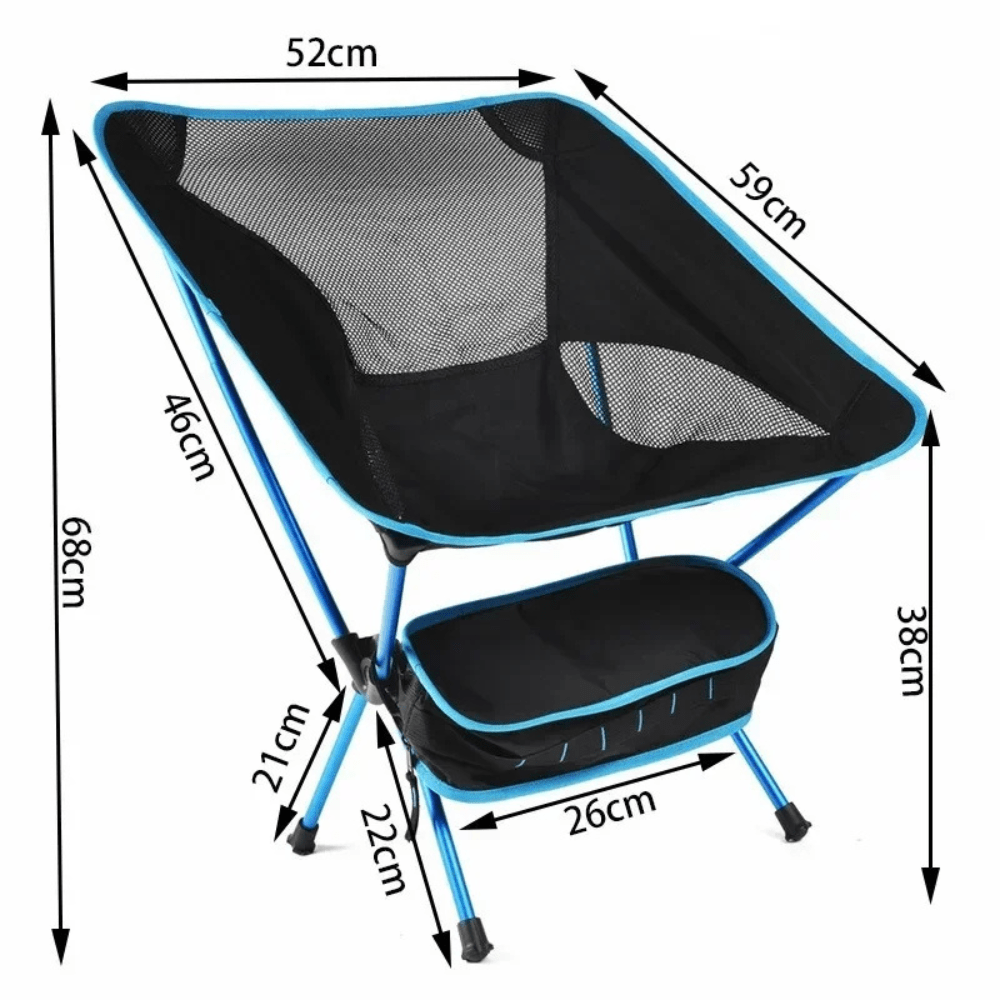 Folding Camping Chair – Lightweight & Portable Outdoor Seat-Field & Wild